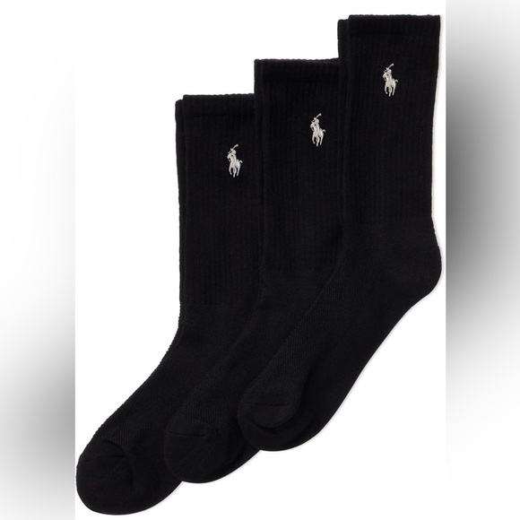 Polo Ralph Lauren Black Socks - Picture 1 of 2